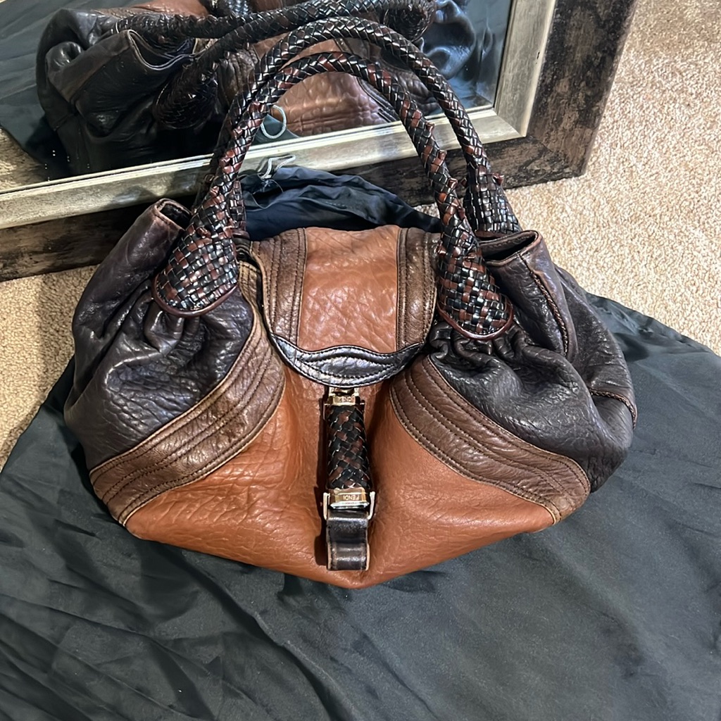 Fendi All Leather Spy Bag